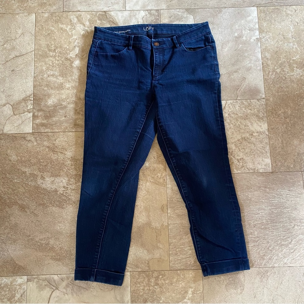 Ann Taylor LOFT 30/10 Modern Skinny Ankle Jeans